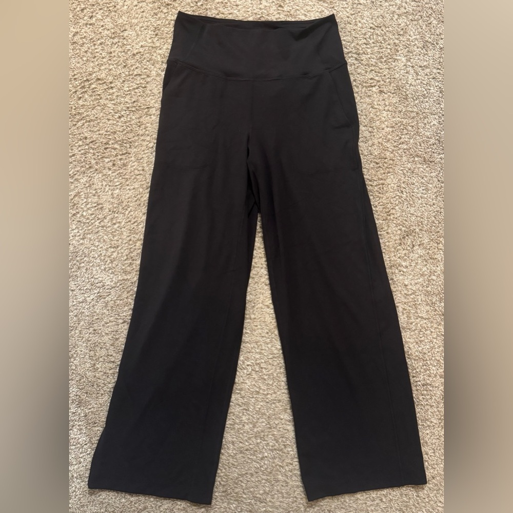 Black Lululemon Align High-Rise Wide-Leg Pant Sz 8
